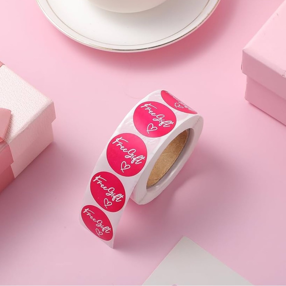 Free Gift Stickers 1 Roll of 500pcs